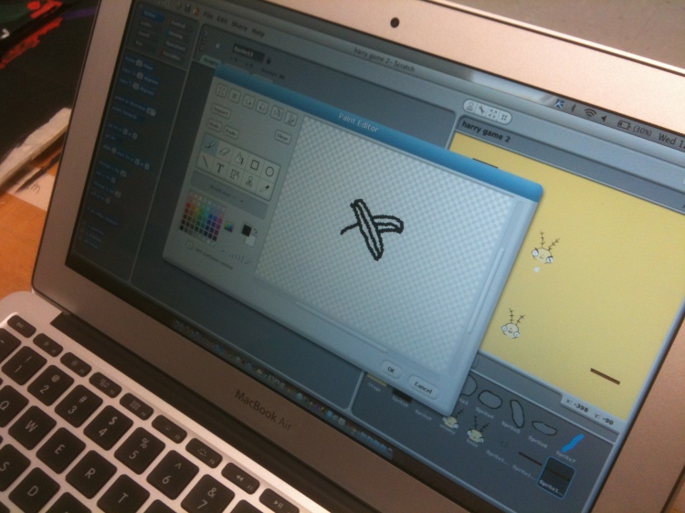 Building art assets for variables in Scratch